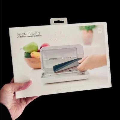 NEW IN BOX PhoneSoap 3 UV Sanitizer & Charger - Image 1 of 4
