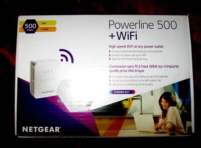 NETGEAR Powerline 500 WiFi XWNB5201 500 Mbps - Image 1 of 4
