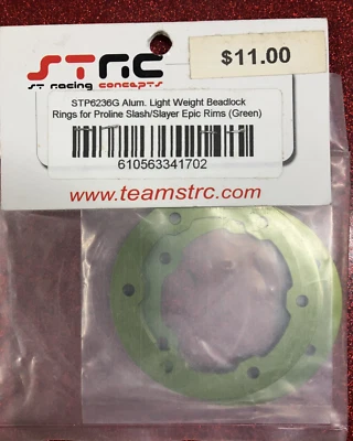 Stp6236G STRC 1.9 Alum Light Weight Beadlock Rings for ProLine Slash/Slayer Rims - Image 1 of 4