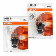 2x OSRAM halogen lamp HB3 ORIGINAL LINE 12V 60W P20d 9005-01B