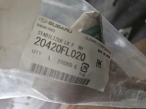 OEM NEW 2018-2023 Subaru Crosstrek Forester Front Stabilizer Bar Link 20420FL020 - Picture 1 of 3