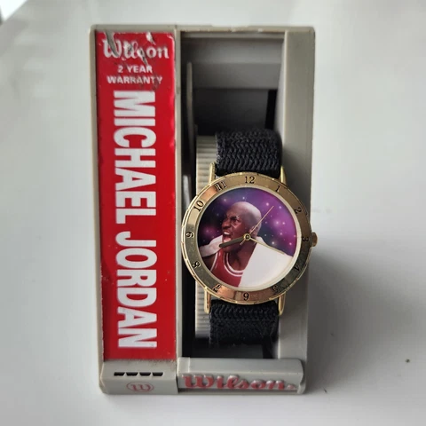 Vintage Michael Jordan Watch, NIB, Wilson Brand, 1990's Cover