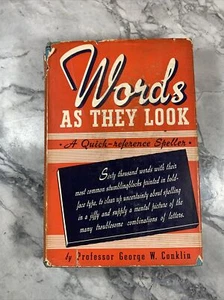 1941 Antique Reference Book "Words As They Look: Quick Reference Speller" - Picture 1 of 8