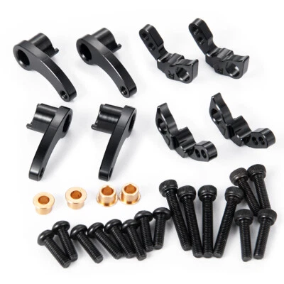Metal CNC Shock Absorber Mount Lift Kit for 1/18 Traxxas TRX4-M RC Crawler Car - Image 1 of 4