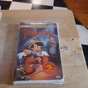 Pinocchio VHS 1999 Clam Shell Gold Collection New and Sealed - Bild 1 von 10