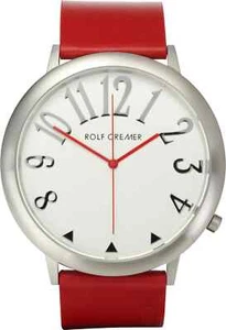 Rolf Cremer Damenuhr Jumbo II 50mm Groß Rot 495102 - Bild 1 von 1