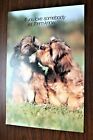 1979 Argus Linen Poster Pair of Puppies If You Love Somebody Let Them Know NEW