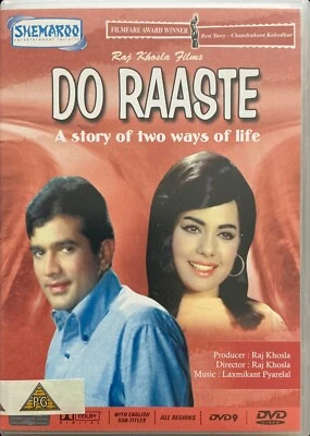 Do Raaste - *Rajesh Khanna *Mumtaz *Balraj Sahni *Prem Chopra Bollywood DVD - Image 1 of 2
