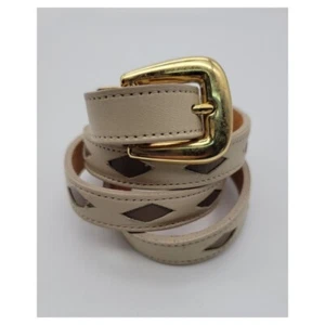 Vintage 90's Leather Nocona Cutout Belt - Bild 1 von 7