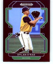 2022 Panini Prizm Draft Picks Baseball Prizms Black Singles (Pick Your Cards)