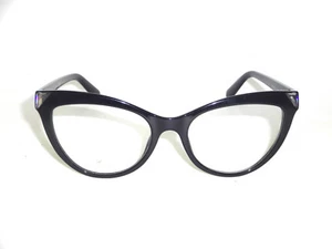 Neuf Lunettes Swarovsky Lunettes de Vue Femme Swarovsky SW5268 001 Strass 3-1.8 - Picture 1 of 8