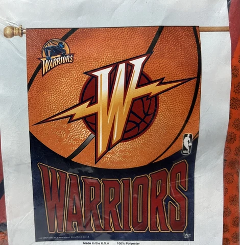 NBA GSW Golden State Warriors Vertical Flag (27"x37") WinCraft Sports NEW Cover