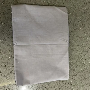 Remnant of 100% Cotton fabric mid grey 75cms x 54cms - Picture 1 of 2