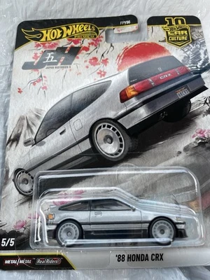 2026 Hot Wheels Premium JAPAN Historics 5 Silver ‘88 HONDA CRX! - Image 1 of 2