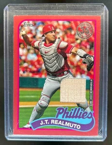 2024 Topps J.T. Realmuto 1989 35th Relics Bat #13/25 Red #89R2-JTR - Picture 1 of 2