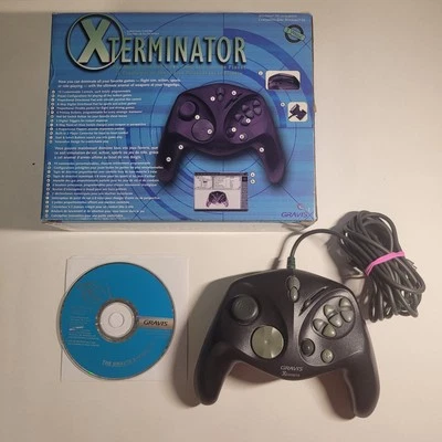 Gravis Xterminator PC Gamepad Controller Windows 95 98 CIB - Image 1 of 4