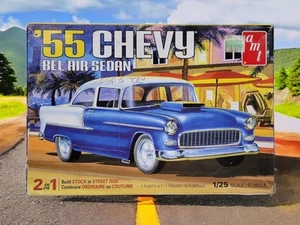 AMT 1/25 1955 Chevy Bel Air Sedan AMT1119 Plastics Car/Truck 1/24-1/25, Neu - Bild 1 von 7