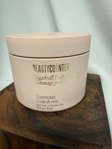 Beautycounter Sugarbuff Body Polish Scrub in Rosewater Limited Edition NEW - Picture 1 of 3