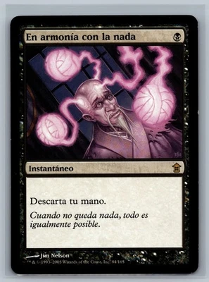 Magic MTG SPANISH Saviors of Kamigawa One with Nothing #84/165 TCG CCG - Image 1 of 2