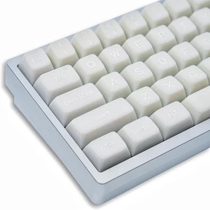 White Jade Keycaps Pbt,Ceramic Key Caps Style,Translucent Keyboard Keycaps Cute, - Picture 1 of 12