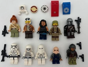 Lego Star Wars Minifigures Lot Snow Trooper Cara Poe mandalorian And More! - Picture 1 of 3