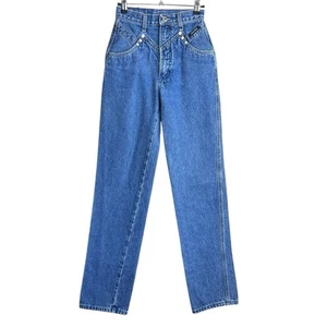Vintage Rocky Mountain Bareback Jeans Women's 25/1 Blue Western Denim Rockies - Picture 1 of 12