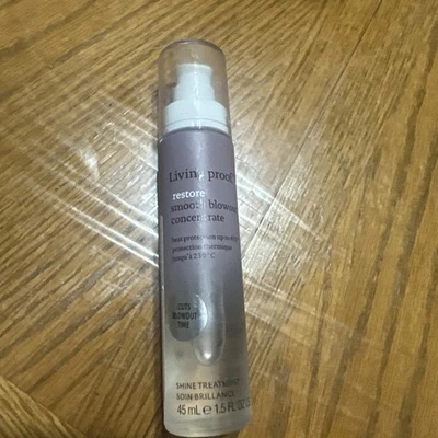1,5 oz. Tratamiento de brillo concentrado Living Proof Restore Smooth Blowout. 45 ml. Foto 1 de 4