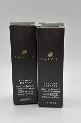 NUEVO 2X TATCHA The Deep Cleanse Cleanser Travel Minis 25 ml/0,85 oz cada uno AUTÉNTICO Foto 1 de 4
