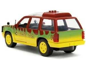 Ford Explorer rojo y amarillo con gráficos verdes "Jurassic Park" (1993) película 30 - Imagen 1 de 5