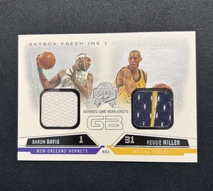 2004-05 SkyBox Fresh Ink Game Breakers #GB-BD/RM Reggie Miller/Baron Davis - Picture 1 of 12