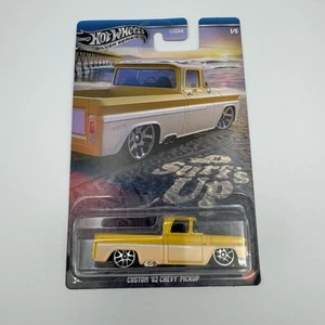 2025 HOT WHEELS SILVER SERIES CUSTOM '62 CHEVY PICKUP SURFS UP THEMED - Picture 1 of 6