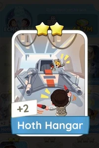 Monpo_ly-Go Mo Go Hoth Hangar Set 6 ⭐️ ⭐️ 2 Star Sticker Super Rare! - Picture 1 of 1