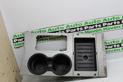 07-17 Expedition - Consola central palanca de cambios portavasos bisel plateado gris OEM Foto 1 de 3