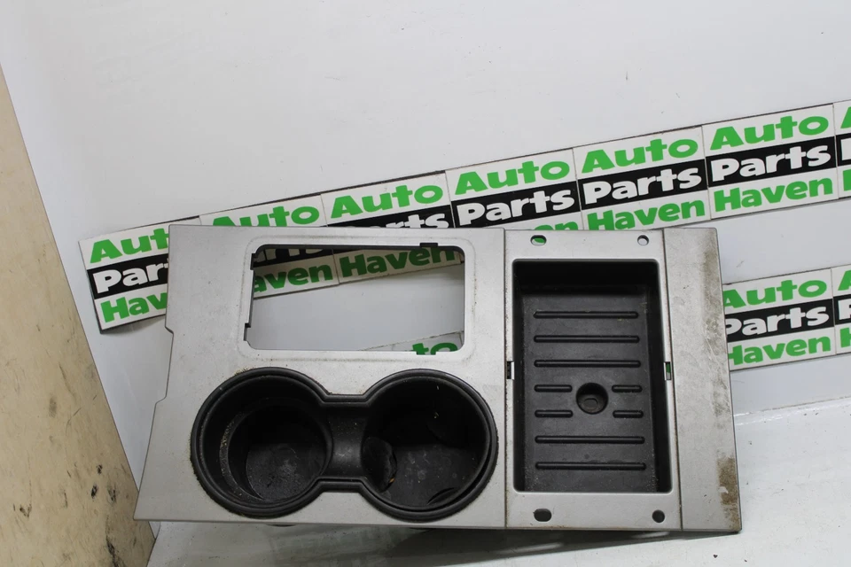 07-17 Expedition - Consola central palanca de cambios portavasos bisel plateado gris OEM Foto 1 de 3