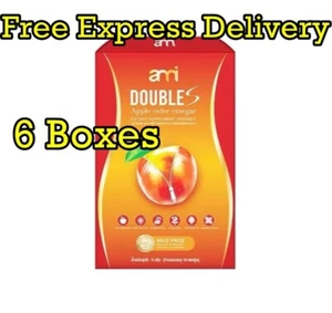 6 x Ami Double S Apple Cider Vinegar Dietary Supplement Weight Control Detox - Picture 1 of 13