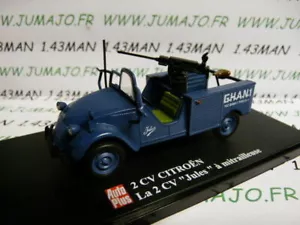 2CVAP55 Voiture 1/43 ELIGOR Auto plus : CITROEN 2CV n°32 Jules à mitrailleuse - Foto 1 di 1