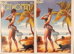 CATWOMAN #68 (TIAGO DA SILVA EXCLUSIVE COPPERTONE TRADE/VIRGIN SET) NM - Picture 1 of 3