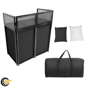 Portable DJ Table Station Adjustable Booth Facade+Flat Table w/Travel Bag 20X40“ - Afbeelding 1 van 24
