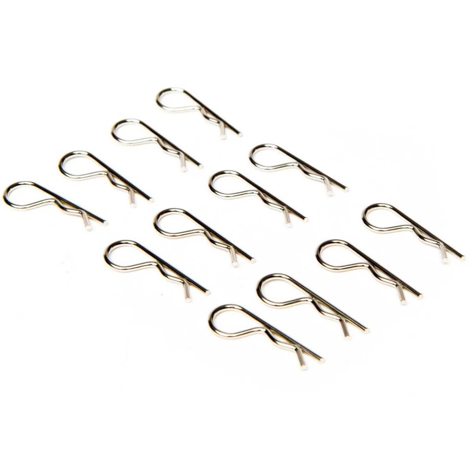 NEW Dynamite Body Clips Silver (12) Universal - Image 1 of 1