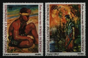 Nueva Caledonia 1983 - Mi-Nr. 726-727 ** - MNH - Pinturas / Pinturas - Imagen 1 de 1