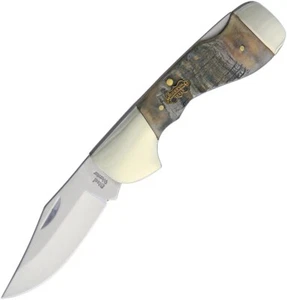 Lock back Knife Choctaw Steel Warrior Rams Horn Handle SW-105RH - Picture 1 of 1