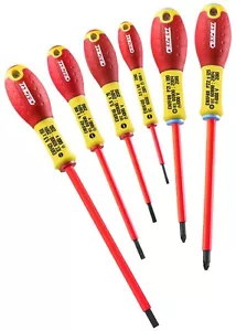  6pc insulated screwdriver set electricians Britool expert by facom E160911 - Picture 1 of 2