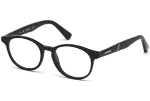 Diesel DL 5328 001 Black Plastic Round Optical Eyeglasses Frame 45-16-135 RX - Picture 1 of 4
