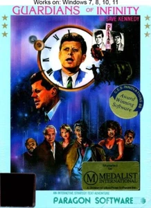 Guardians of Infinity: To Save Kennedy PC Game 1988 Paragon Windows 7 8 10 11 - Picture 1 of 2