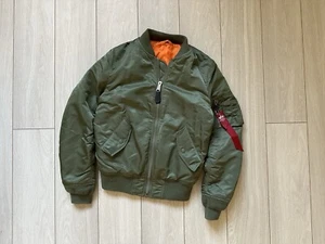 Alpha Industries Ladies MA-1 Reversible Bomber Jacket - Picture 1 of 9