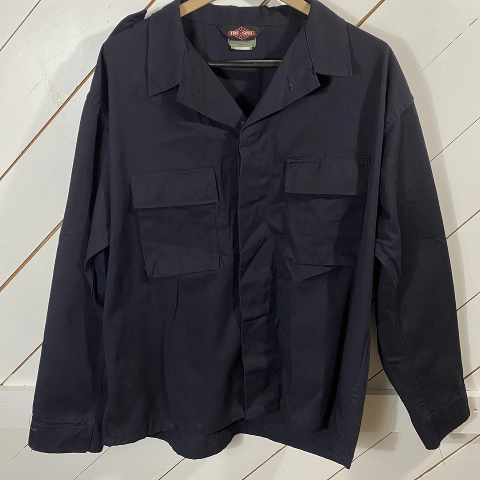 Tru-Spec Poly Cotton Long Sleeve Tacticle Shirt 1360 Black/Blue XX-Large Regular - Image 1 of 4