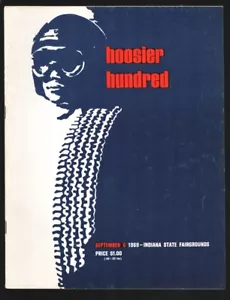 Sports Pub: Hoosier Hundred USAC Auto Race Program-9/6/1969-USAC-Mario Andret... - Picture 1 of 1
