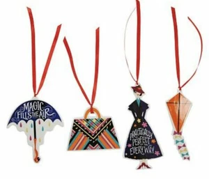 Lenox Disney Mary Poppins Returns 4-piece Porcelain Ornament Set NEW In Box $200 - Picture 1 of 2