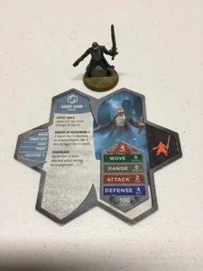 Agent Carr Heroscape Spielfigur Armee mit Karte 2004 Hasbro - Bild 1 von 2