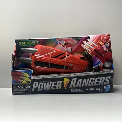 Power Rangers Bestia Morphers Garra Electrónica Guepardo Rojo Ranger Edades 5+ Juego de Juguete Foto 1 de 4
